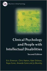 Clinical Psychology and People with Intellectual Disabilities_cover