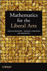 Mathematics for the Liberal Arts_cover