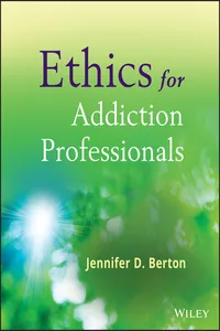 Ethics for Addiction Professionals_cover