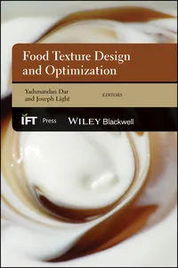 Food Texture Design and Optimization_cover