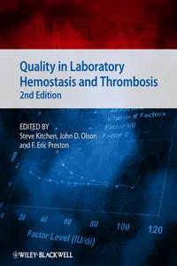 Quality in Laboratory Hemostasis and Thrombosis_cover