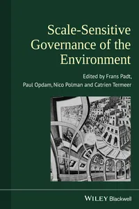 Scale-Sensitive Governance of the Environment_cover