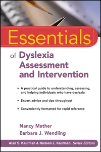 Essentials of Dyslexia Assessment and Intervention_cover