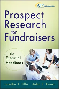Prospect Research for Fundraisers_cover
