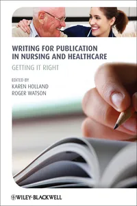 Writing for Publication in Nursing and Healthcare_cover
