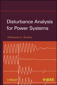 Disturbance Analysis for Power Systems_cover