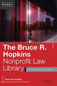 The Bruce R. Hopkins Nonprofit Law Library_cover