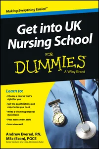 Get into UK Nursing School For Dummies_cover