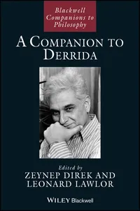 A Companion to Derrida_cover