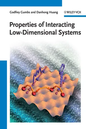 Properties of Interacting Low-Dimensional Systems