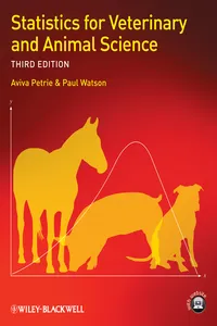 Statistics for Veterinary and Animal Science_cover