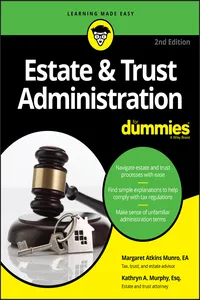 Estate & Trust Administration For Dummies_cover