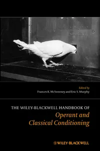 The Wiley Blackwell Handbook of Operant and Classical Conditioning_cover