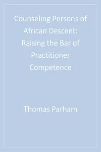 Counseling Persons of African Descent_cover