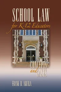 School Law for K-12 Educators_cover