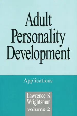 Adult Personality Development