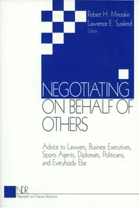 Negotiating on Behalf of Others_cover