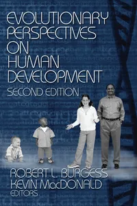 Evolutionary Perspectives on Human Development_cover