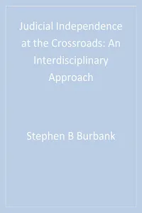 Judicial Independence at the Crossroads_cover