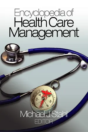 Encyclopedia of Health Care Management