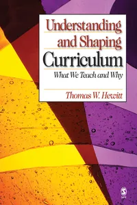 Understanding and Shaping Curriculum_cover