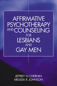 Affirmative Psychotherapy and Counseling for Lesbians and Gay Men_cover