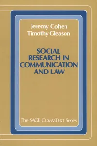 Social Research in Communication and Law_cover