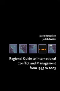 Regional Guide to International Conflict and Management from 1945 to 2003_cover