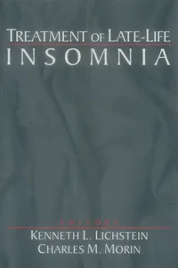 Treatment of Late-Life Insomnia_cover