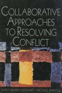 Collaborative Approaches to Resolving Conflict_cover