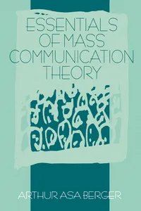 Essentials of Mass Communication Theory_cover