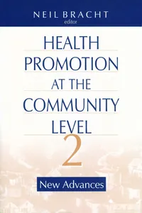 Health Promotion at the Community Level_cover