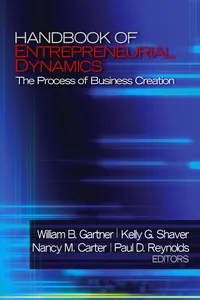 Handbook of Entrepreneurial Dynamics_cover