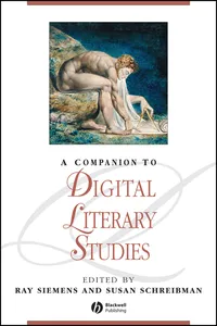 A Companion to Digital Literary Studies_cover