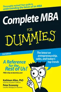 Complete MBA For Dummies_cover