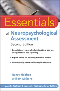 Essentials of Neuropsychological Assessment_cover
