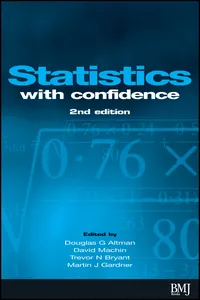 Statistics with Confidence_cover