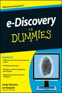 e-Discovery For Dummies_cover