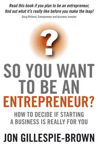 So You Want To Be An Entrepreneur?_cover