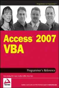 Access 2007 VBA Programmer's Reference_cover