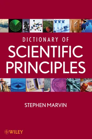 Dictionary of Scientific Principles