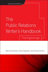 The Public Relations Writer's Handbook_cover