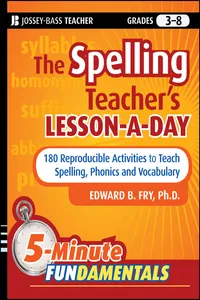 The Spelling Teacher's Lesson-a-Day_cover