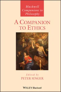 A Companion to Ethics_cover