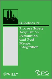 Guidelines for Process Safety Acquisition Evaluation and Post Merger Integration_cover