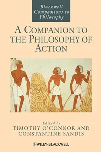 A Companion to the Philosophy of Action_cover