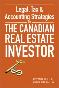 Legal, Tax and Accounting Strategies for the Canadian Real Estate Investor_cover