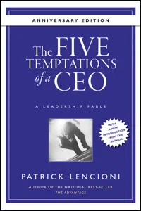 The Five Temptations of a CEO, 10th Anniversary Edition_cover