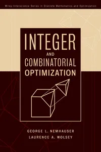 Integer and Combinatorial Optimization_cover
