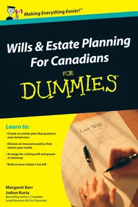 Wills and Estate Planning For Canadians For Dummies_cover